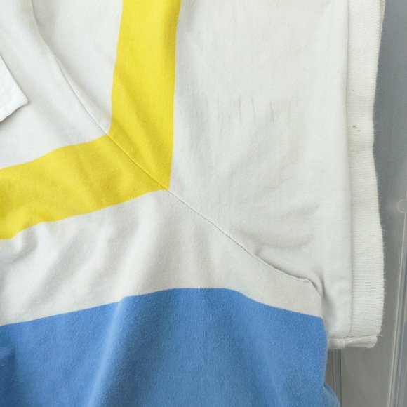 [Lauren Active] Vintage L-RL Stripe Collar Shirt - 2X - Picture 5 of 6